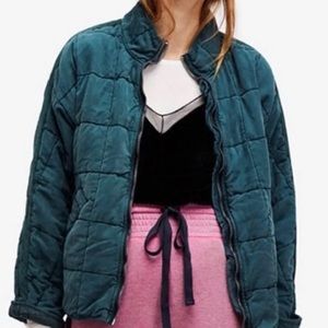 Free People Evergreen Quilted Dolman Jacket